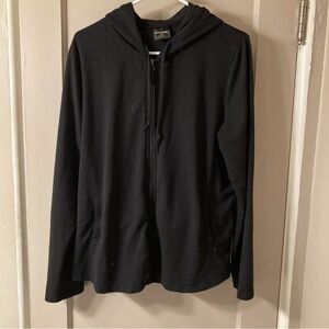 32 Degree Cool Black Full Zip Lightweight Hoodie